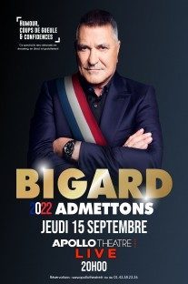 Jean-Marie Bigard - Apollo Théâtre - Paris (75)