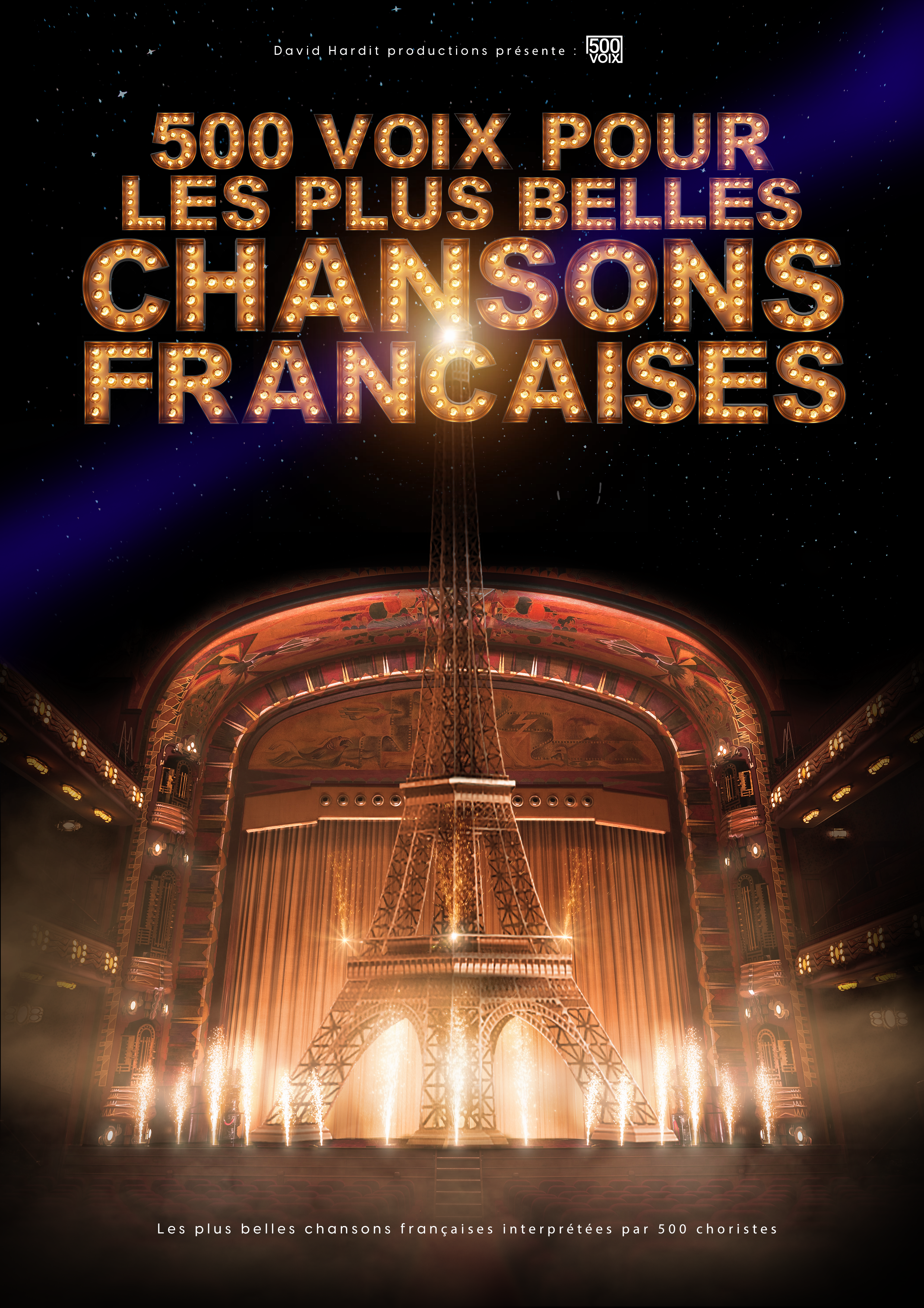 500 VOIX POUR LES PLUS BELLES CHANSONS FRANÇAISES - Parc des expositions de Tours - Tours (37)